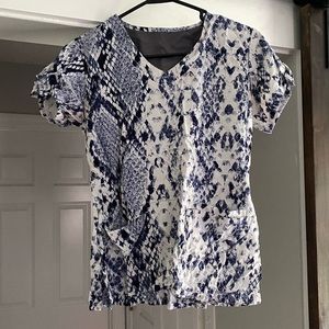 Grey anatomy scrub top
